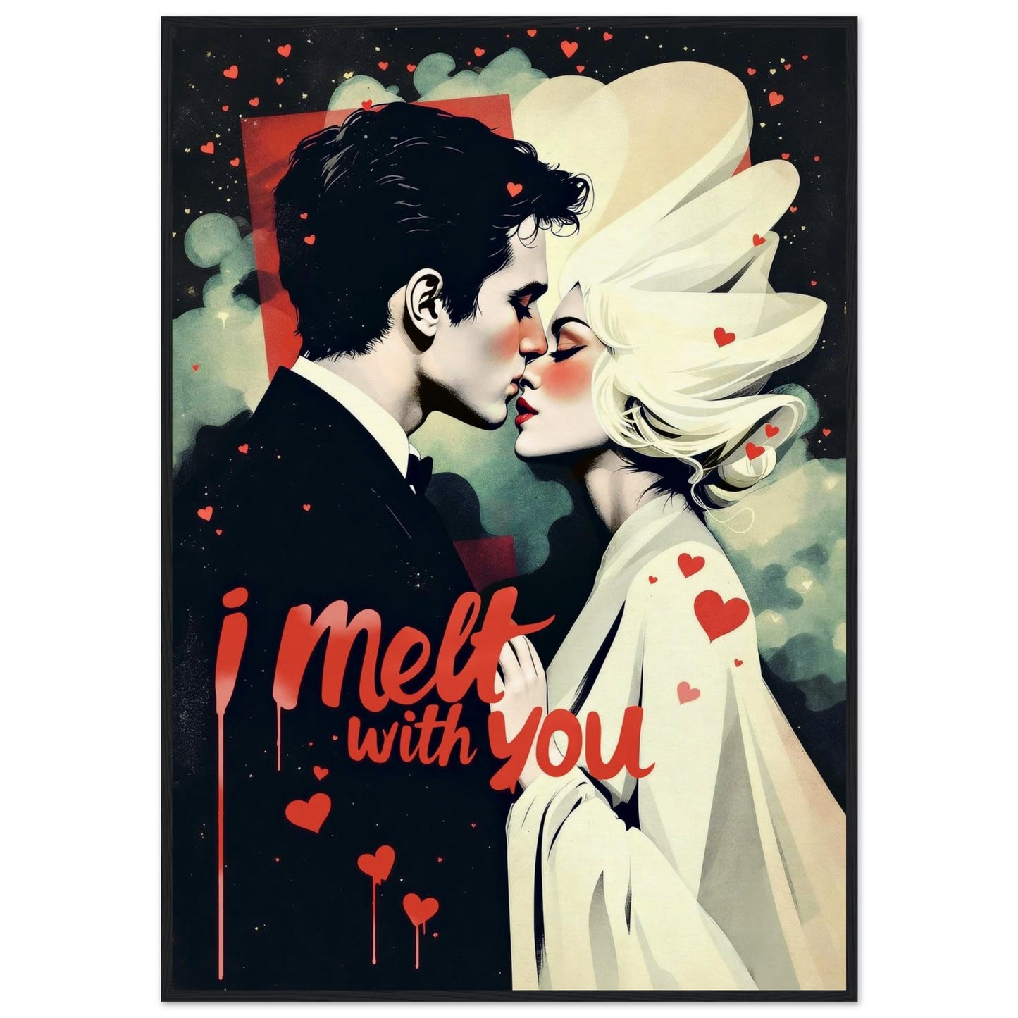 I Melt With You Avant-garde Retro Art Print