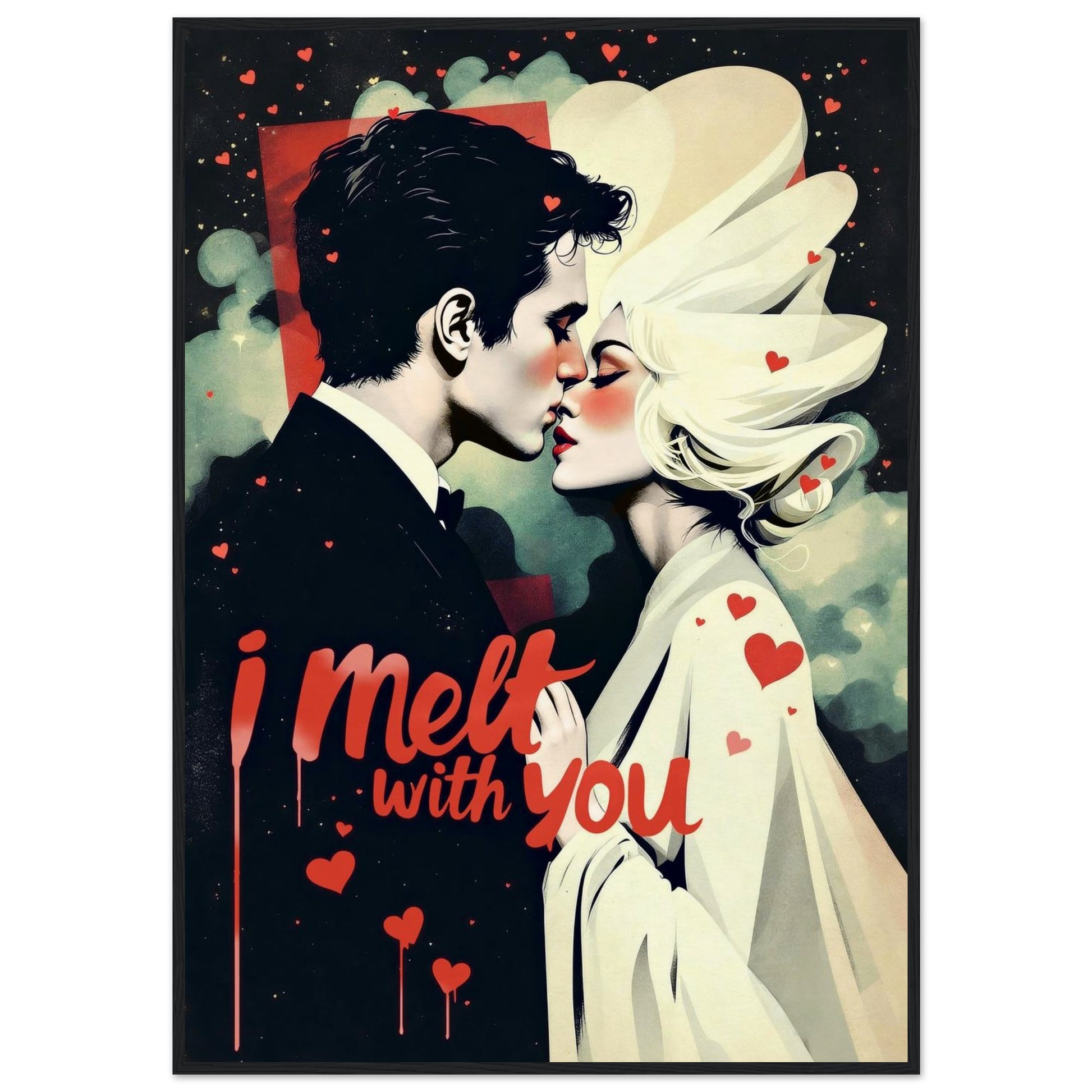 I Melt With You Avant-garde Retro Art Print