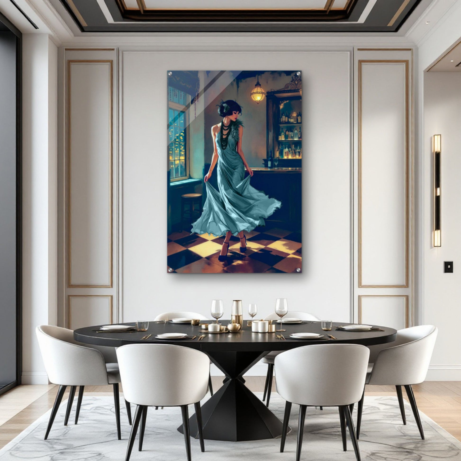 1920s Flapper Speakeasy Art Print