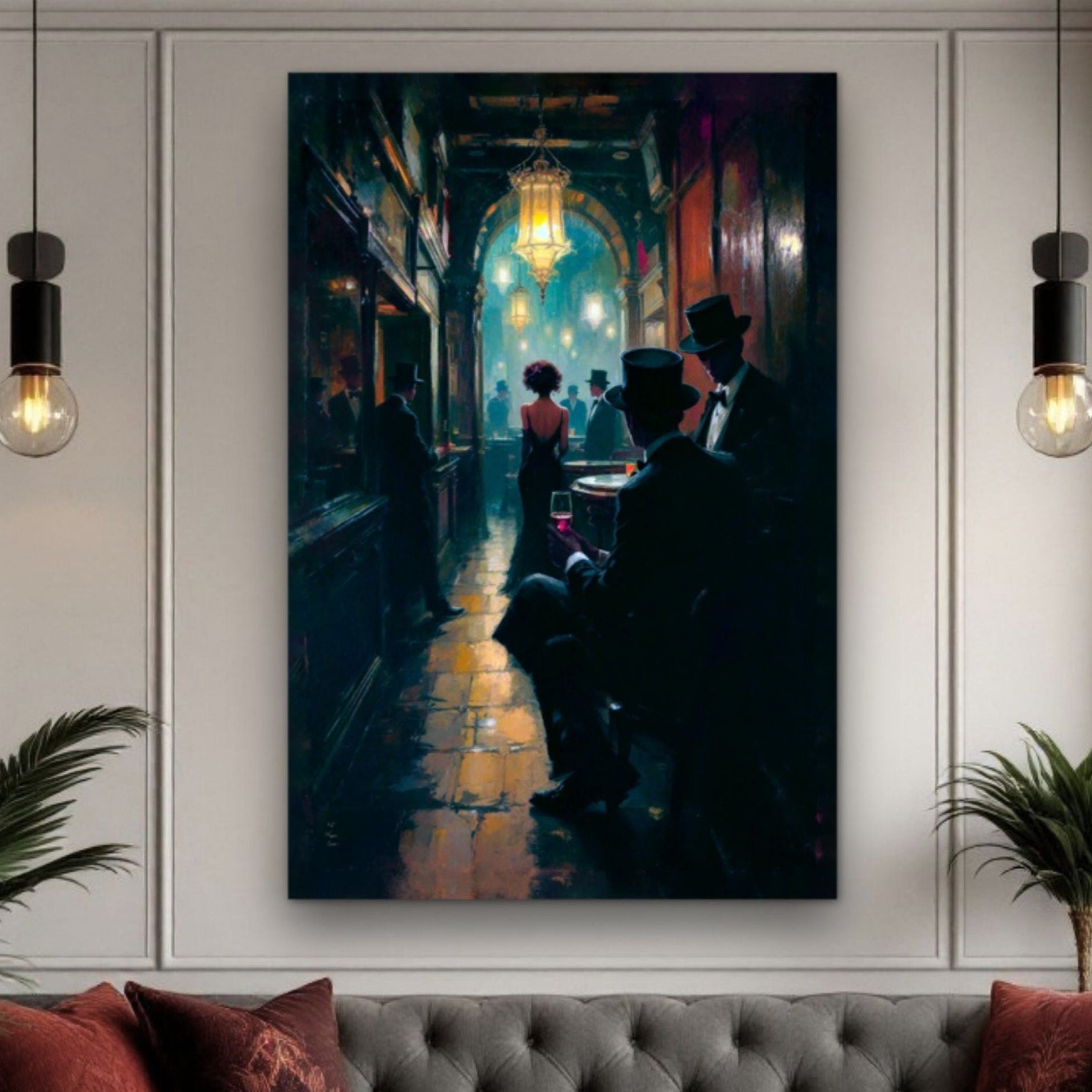 Prohibition Speakeasy Art Deco Print