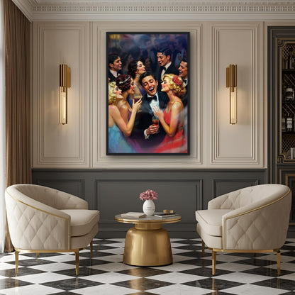1920s Great Gatsby Speakeasy Party Art Print