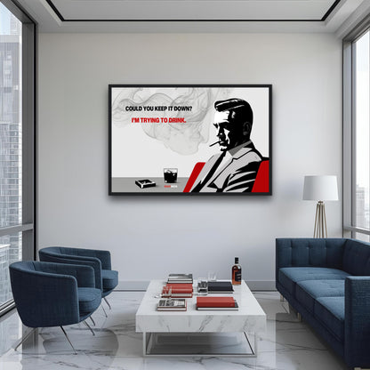 Don Draper Funny Quote Bar Art Print