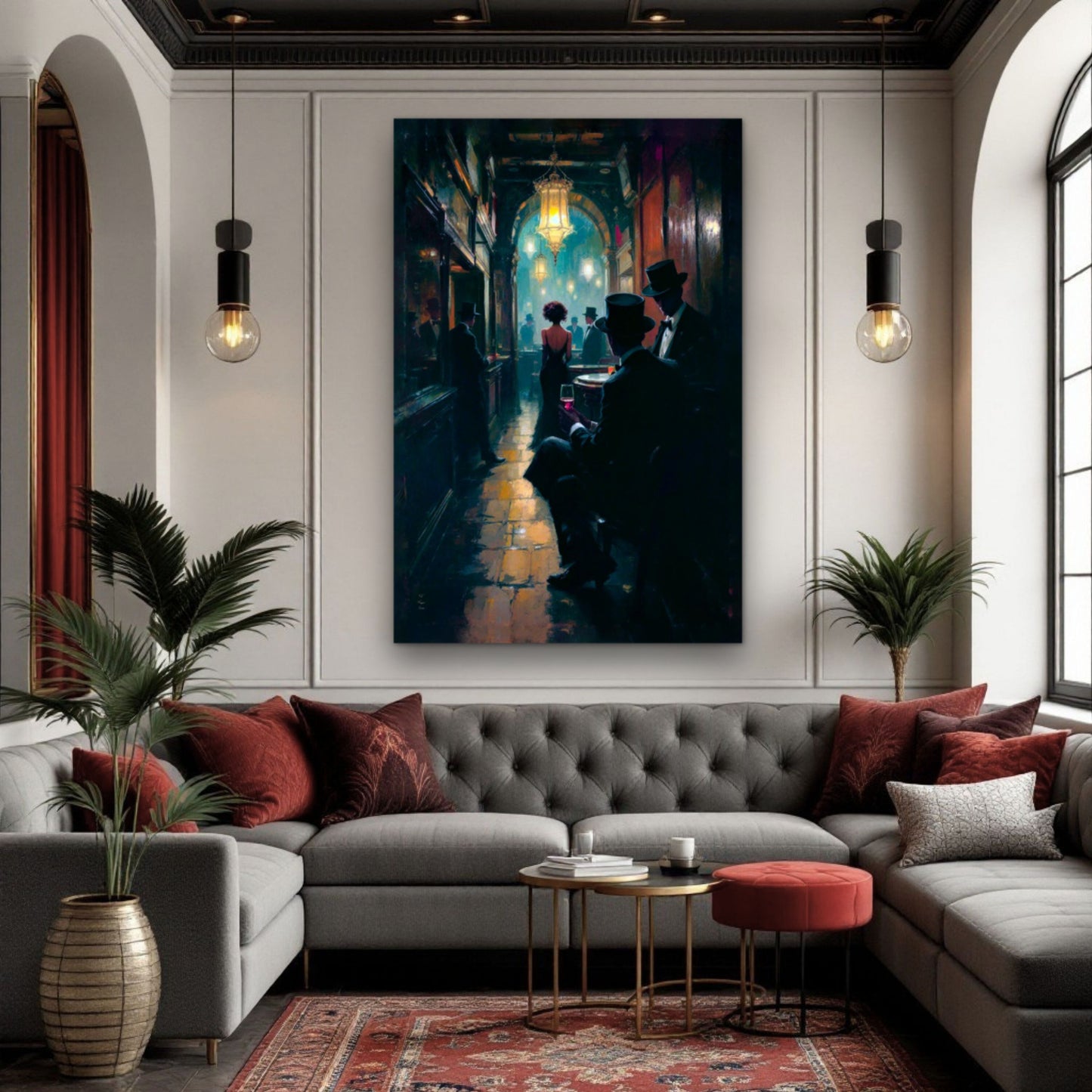 Prohibition Speakeasy Art Deco Print
