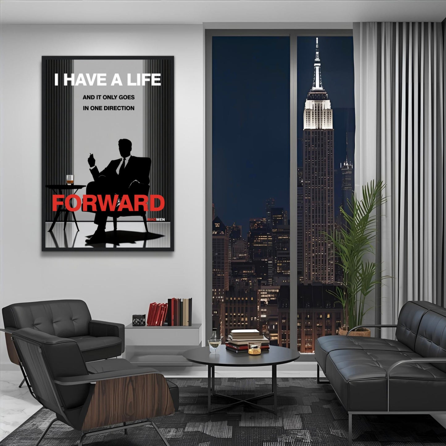 Mad Men Motivational Quote Don Draper Art Print