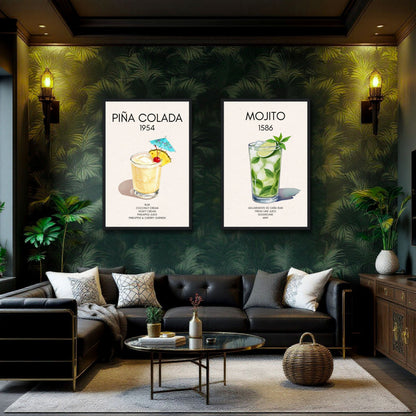Mojito Cocktail Bar Art Print