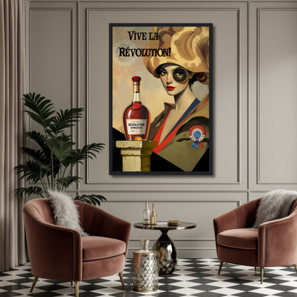 Vintage French Revolution Cognac Art Print