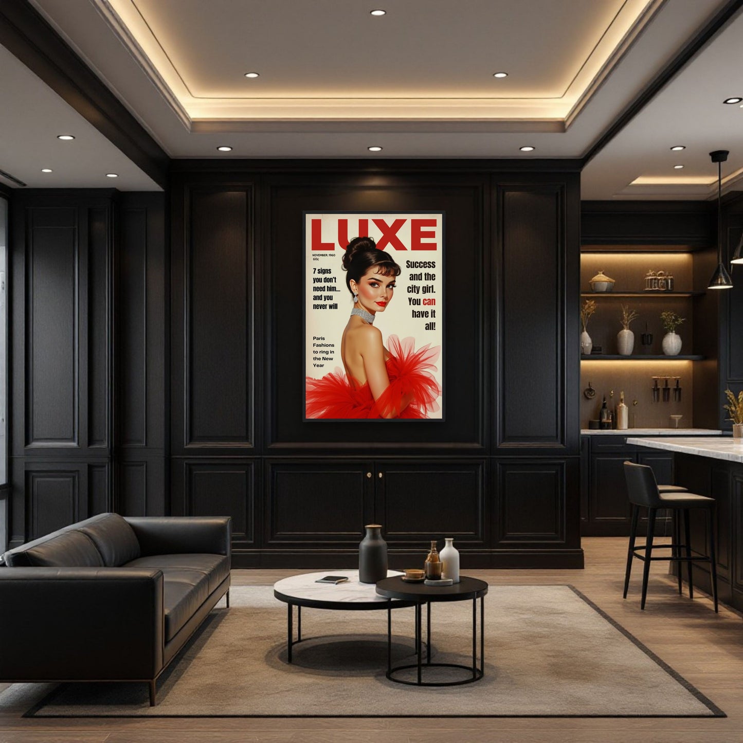 Audrey Hepburn Vintage Fashion Art Print