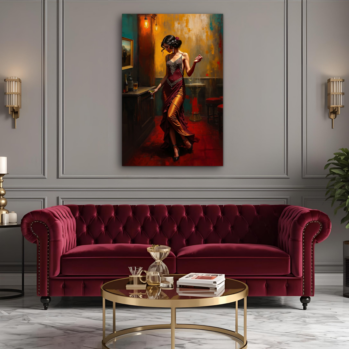 Speakeasy Flapper Art Prohibition Poster Print