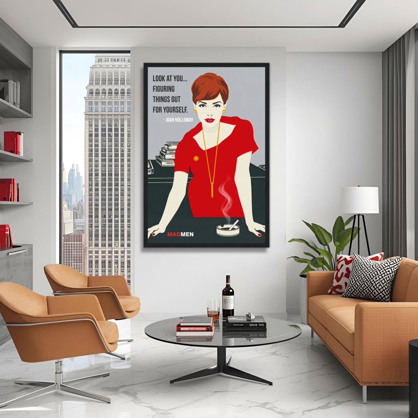 Joan Holloway Mad Men Quote Retro Art Print