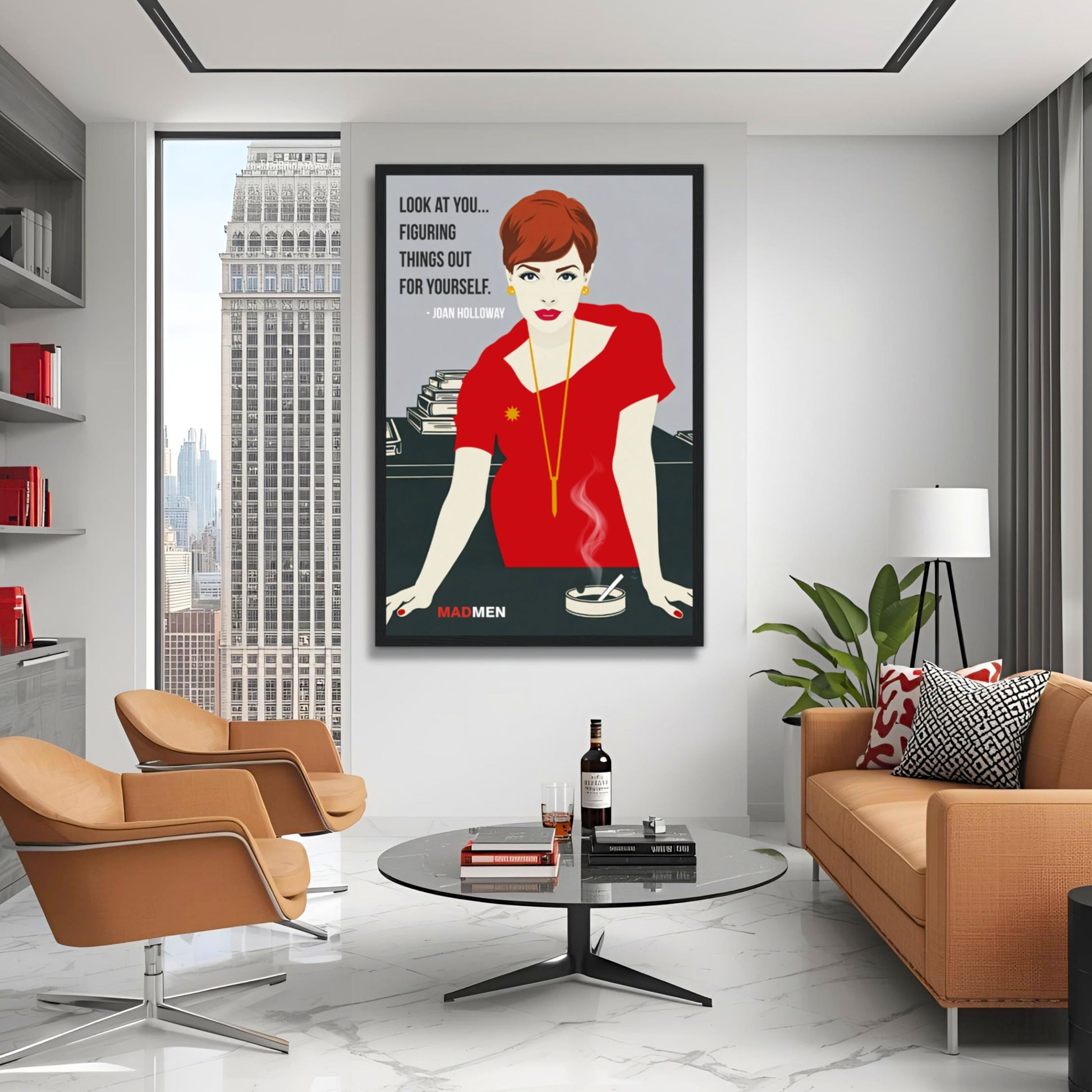 Joan Holloway Mad Men Quote Retro Art Print