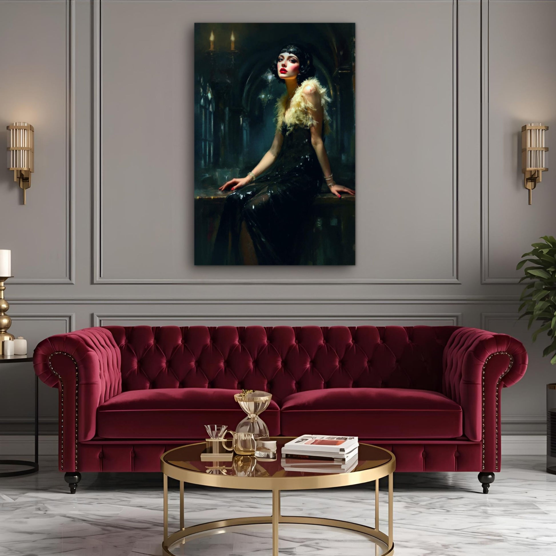 Speakeasy 1920s Flapper Art Print