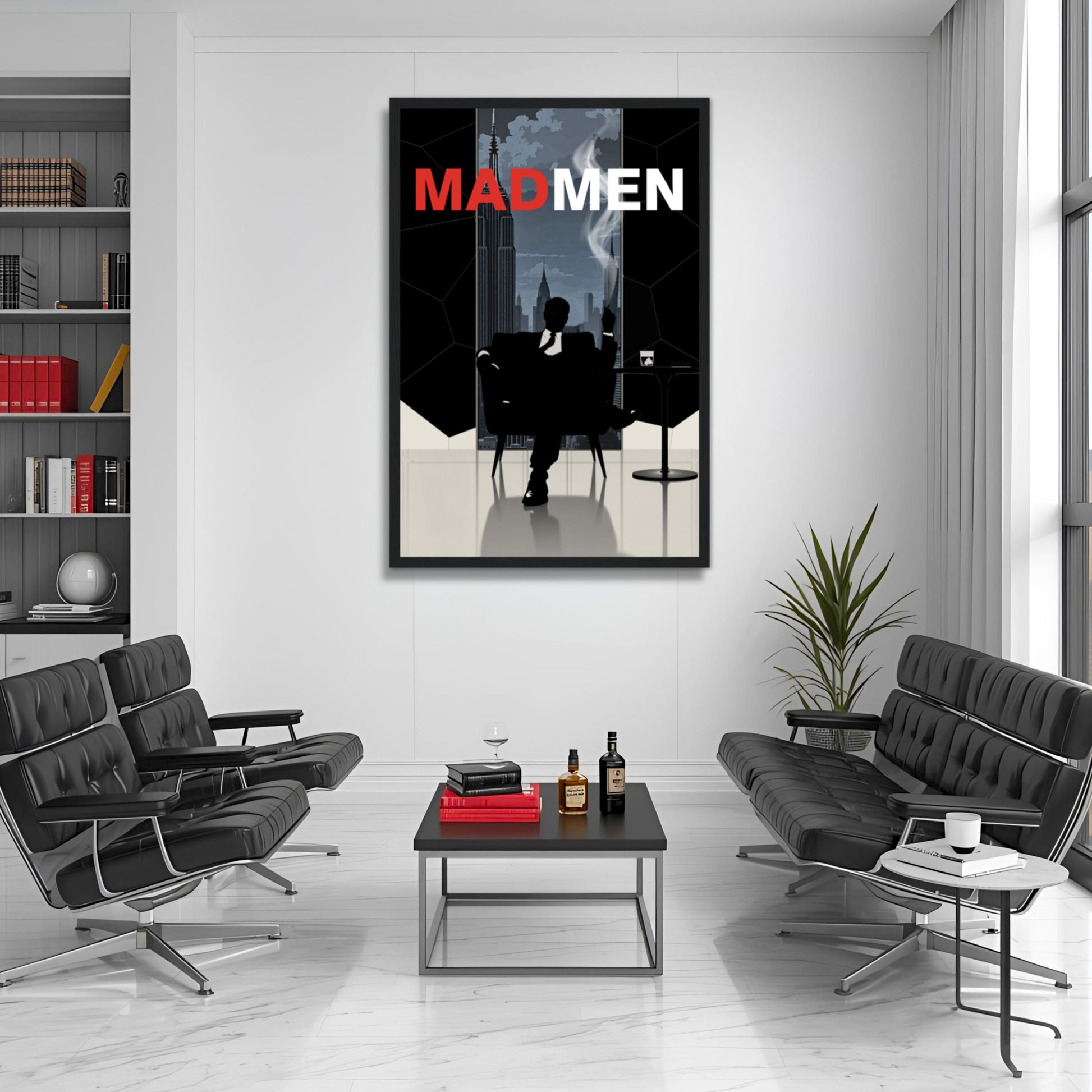 Mad Men Don Draper Retro Art Print