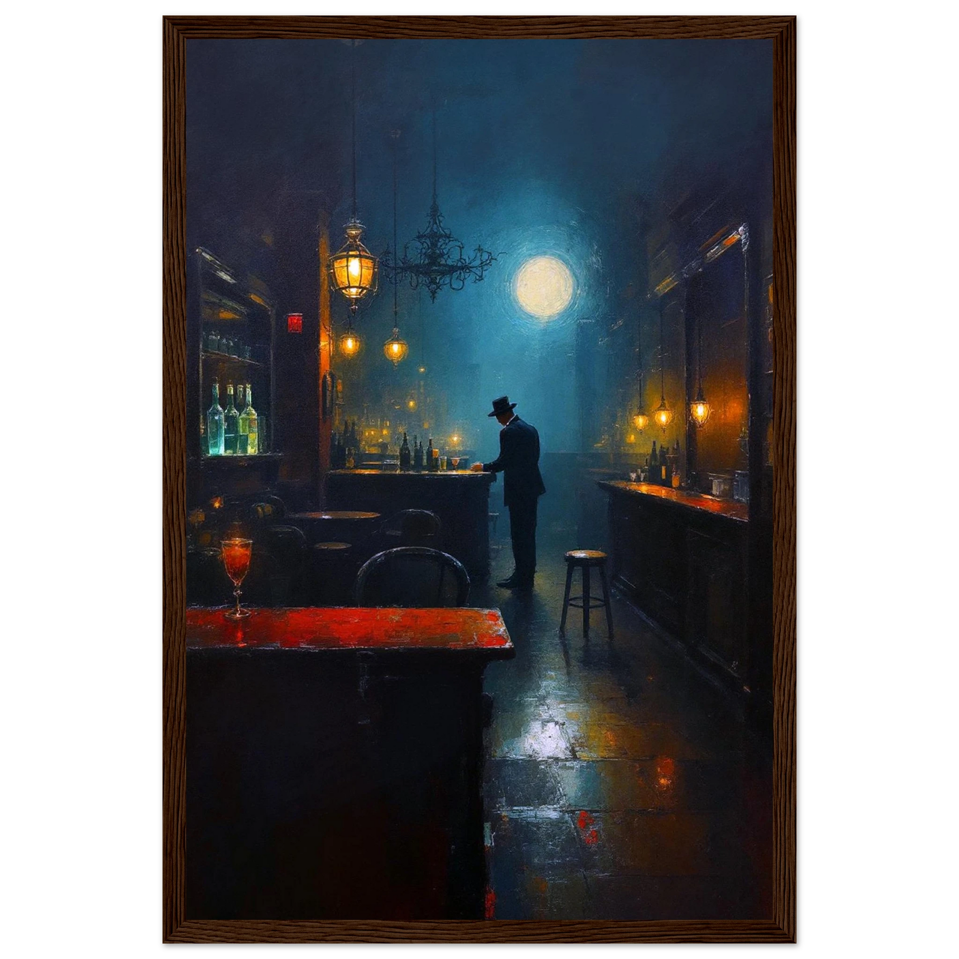 Speakeasy Bootleg Prohibition Bar Art Print