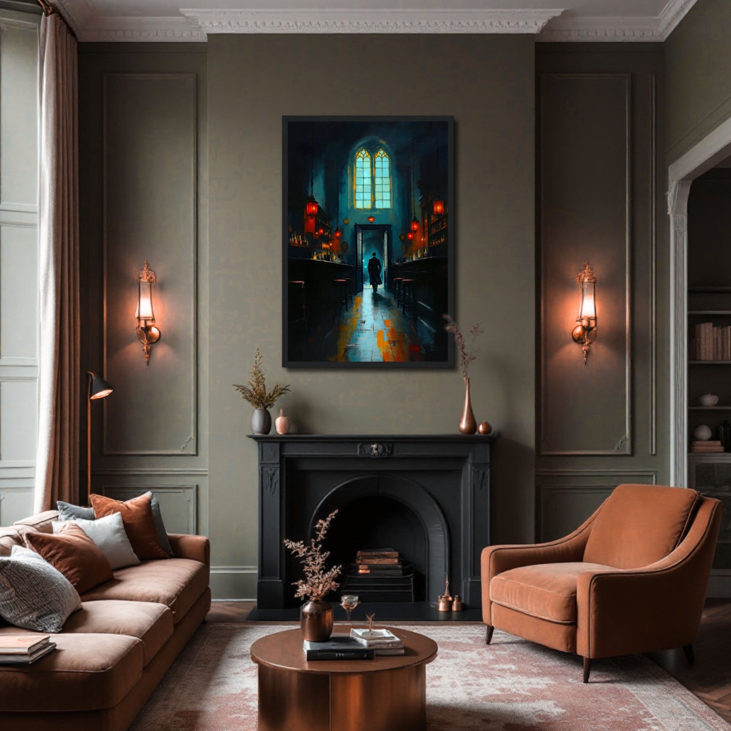 Speakeasy Bootleg Bar Prohibition Art Print