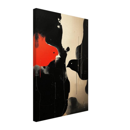 Abstract Bird Minimalist Fine Art Print 40x60 cm 16x24″ Gallery Wrapped Canvas No Frame