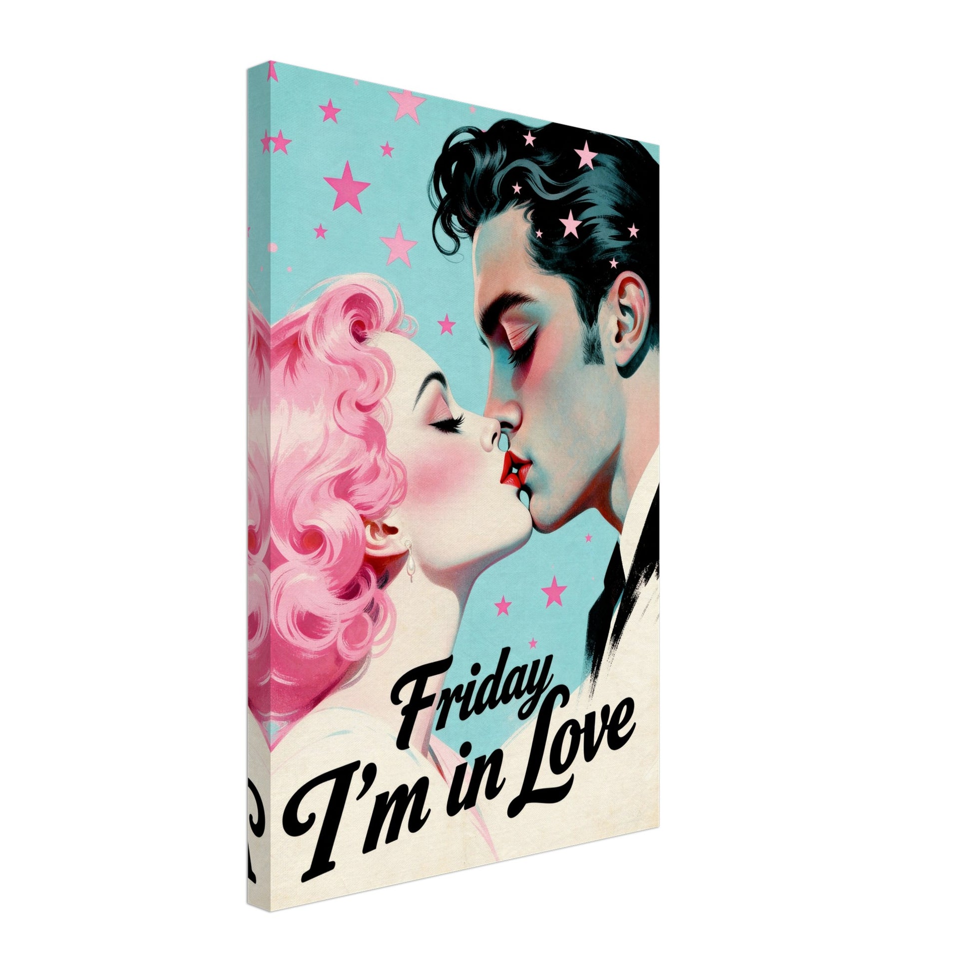 Friday I'm In Love - Retro Romantic Art Print