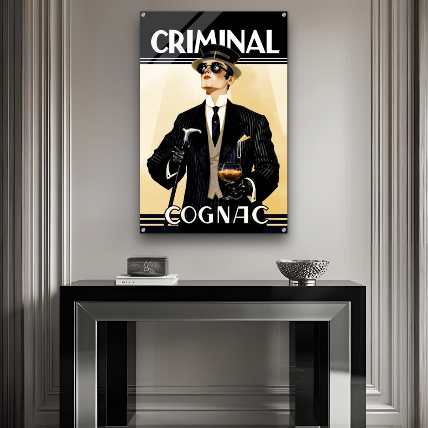 Criminal Cognac 1920s Art Deco Print