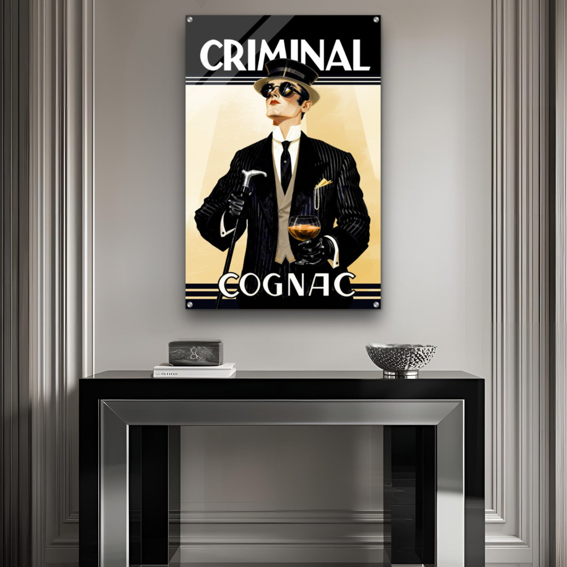 Criminal Cognac 1920s Art Deco Print