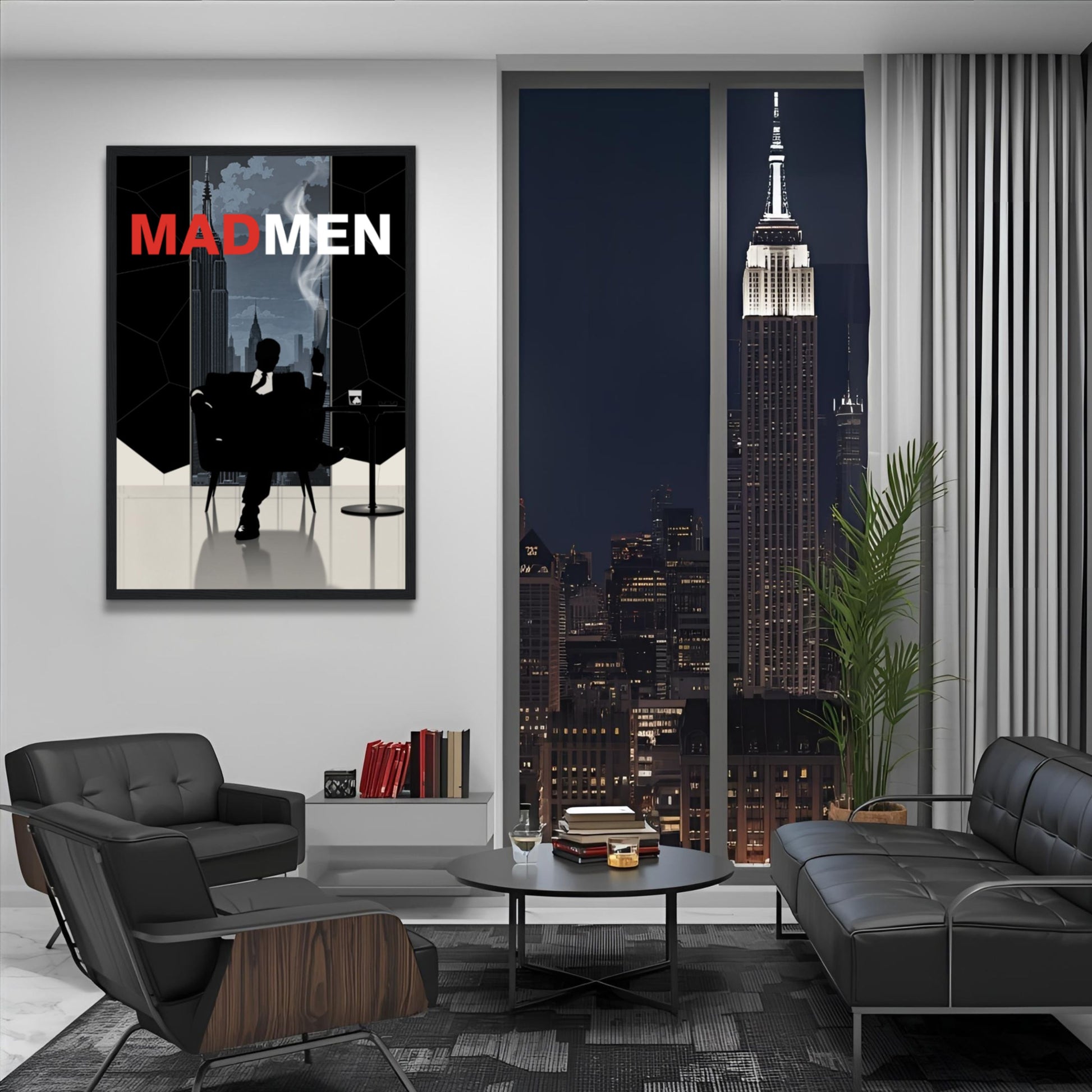 Mad Men Don Draper Retro Art Print