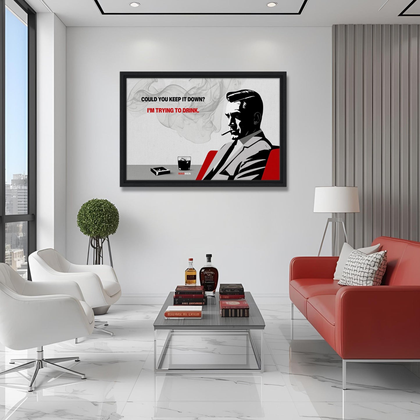 Don Draper Funny Quote Bar Art Print