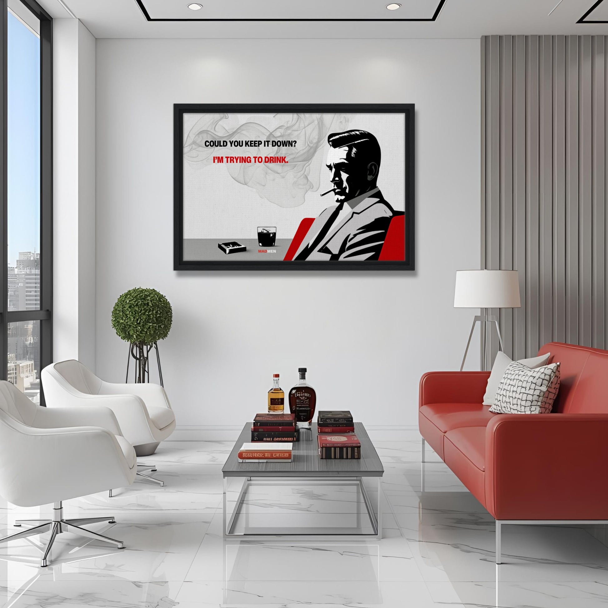 Don Draper Funny Quote Bar Art Print