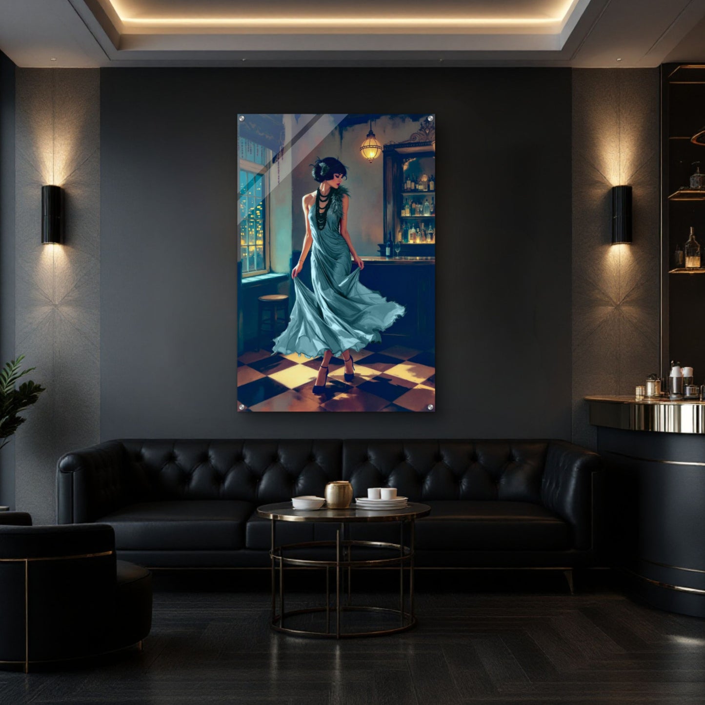 1920s Flapper Speakeasy Art Print