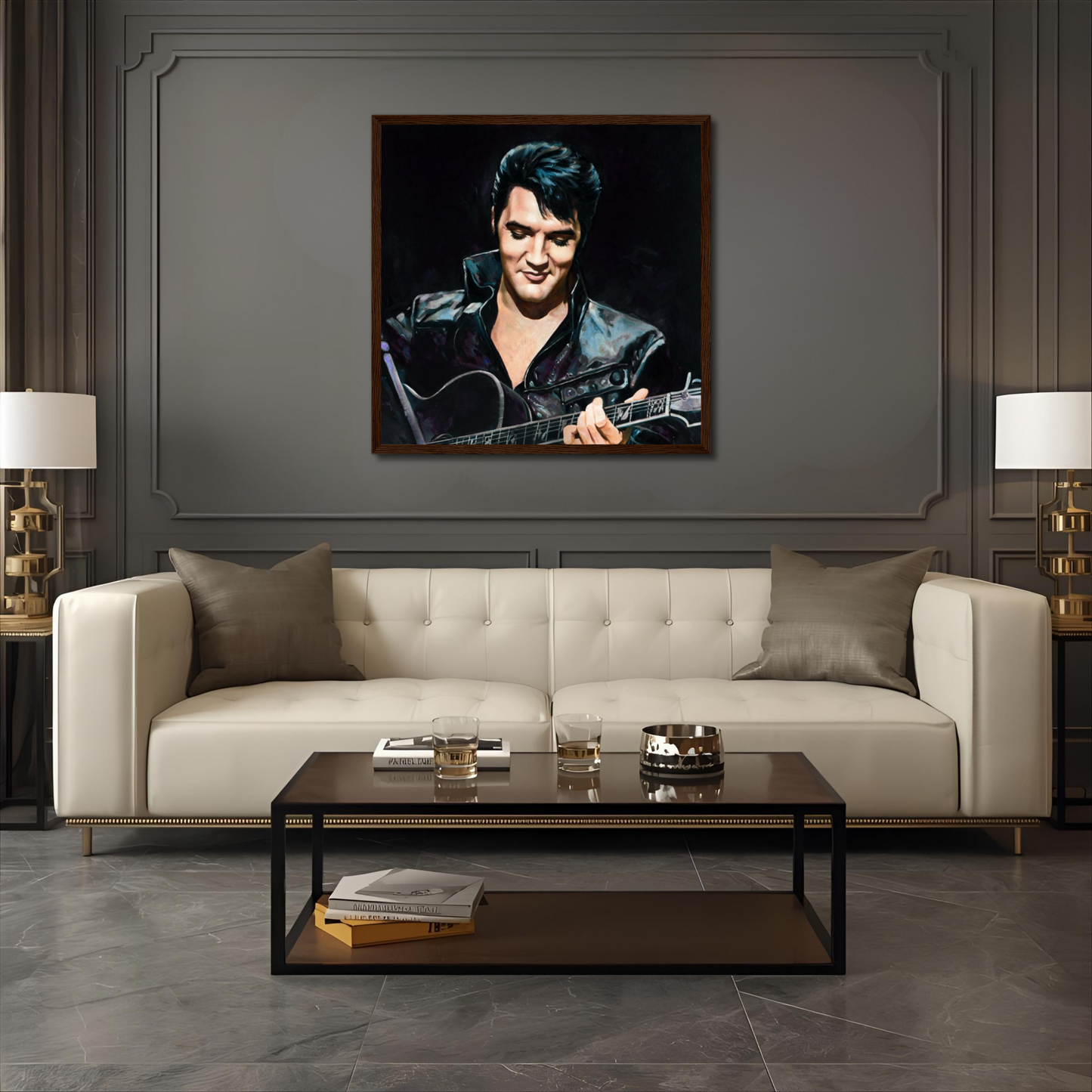Elvis Presley Comeback Tour Art Print