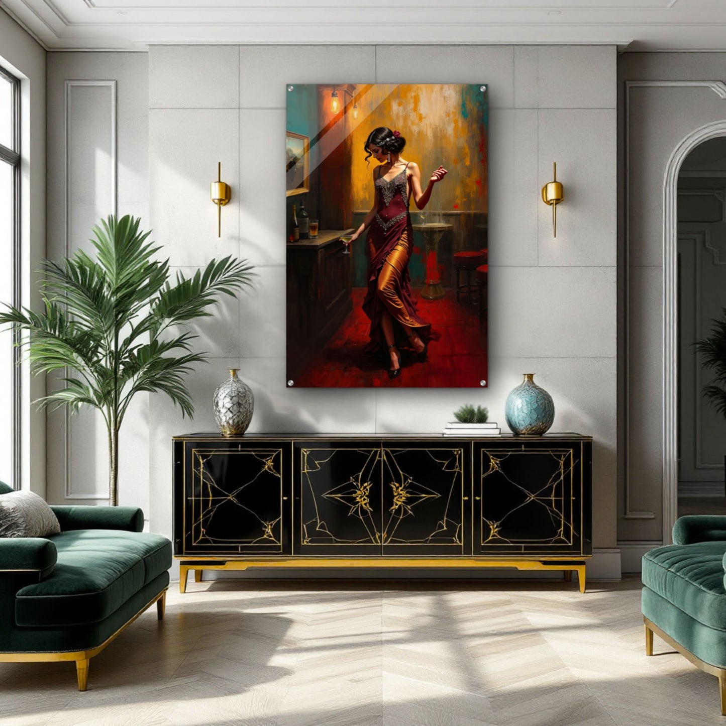 Speakeasy Flapper Art Prohibition Poster Print