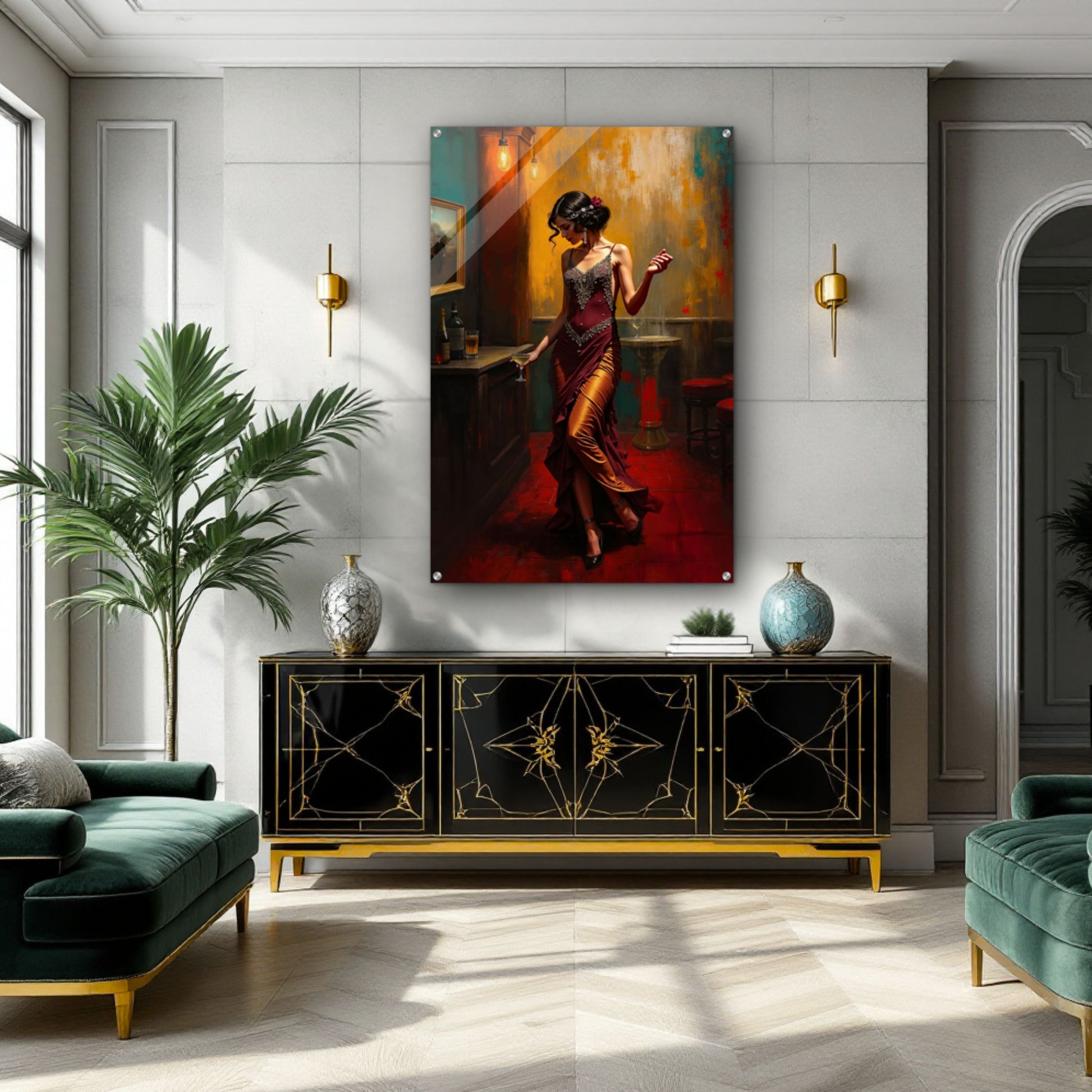 Speakeasy Flapper Art Prohibition Poster Print