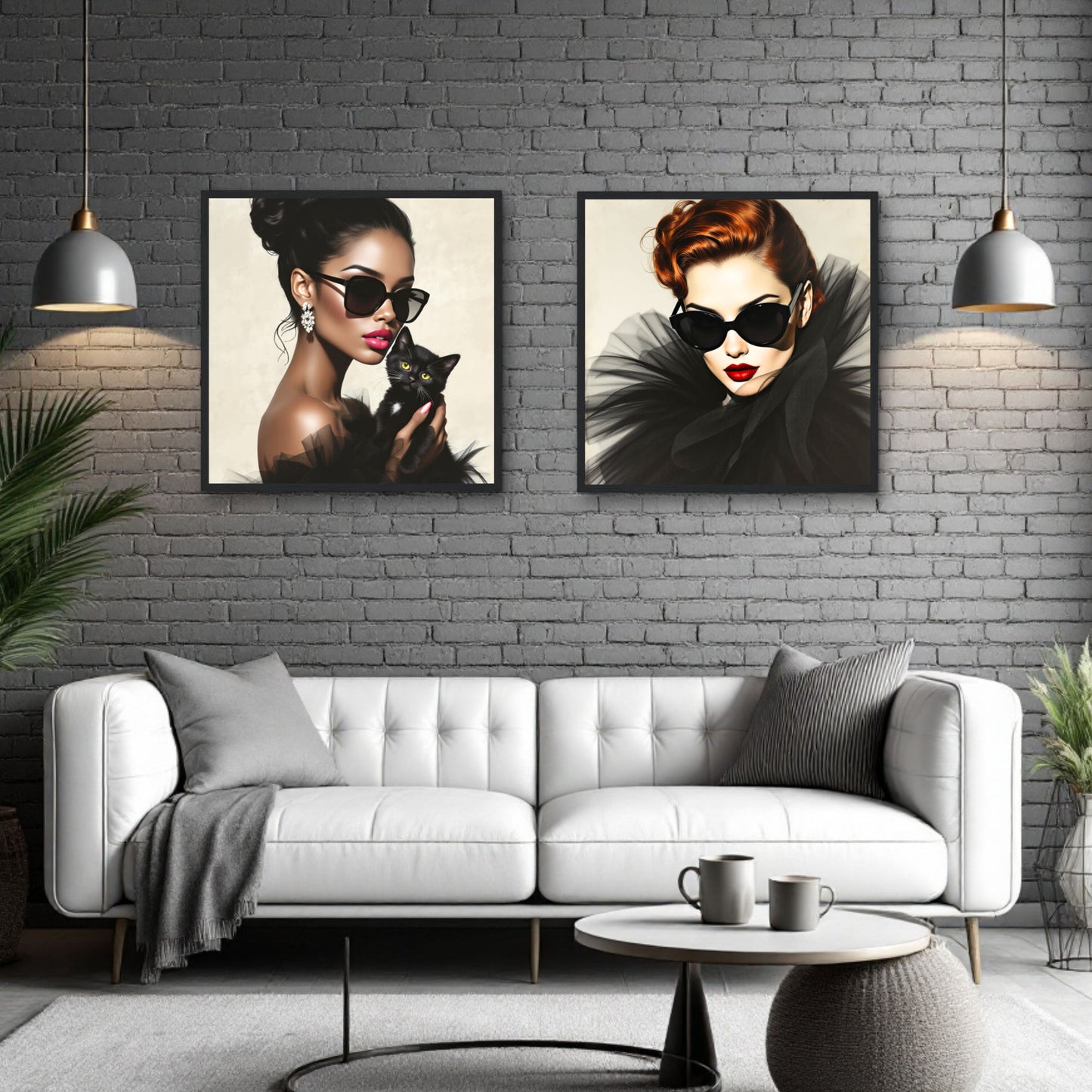 Femme Fatale Paris Runway Fashion Art Print