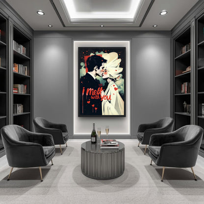 I Melt With You Avant-garde Retro Art Print
