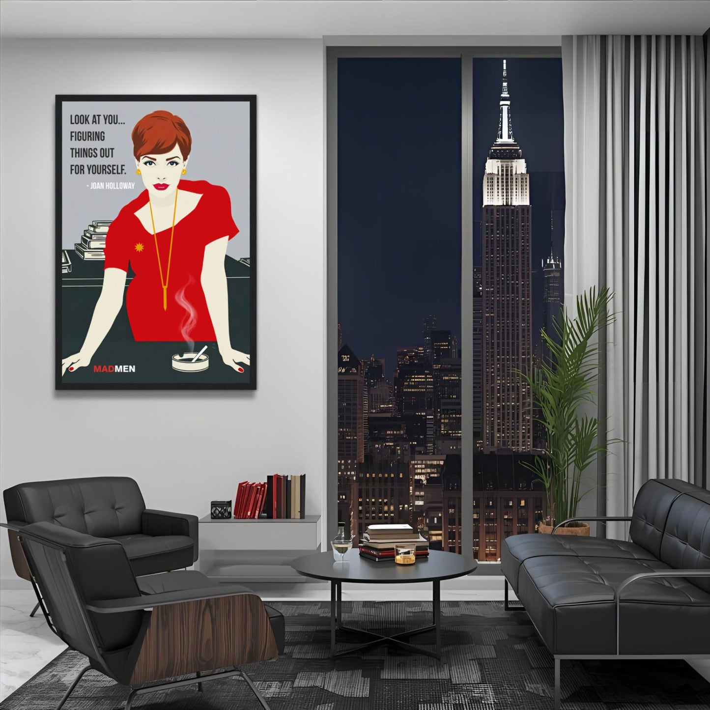 Joan Holloway Mad Men Quote Retro Art Print