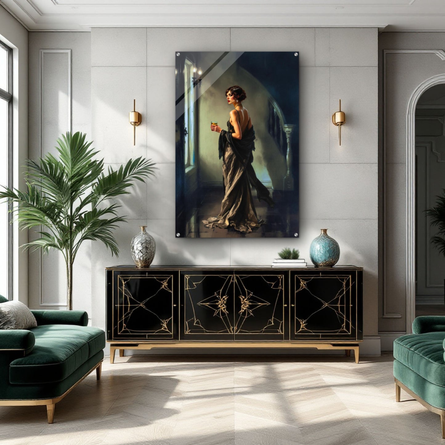 Art Deco Flapper Speakeasy Fine Art Print