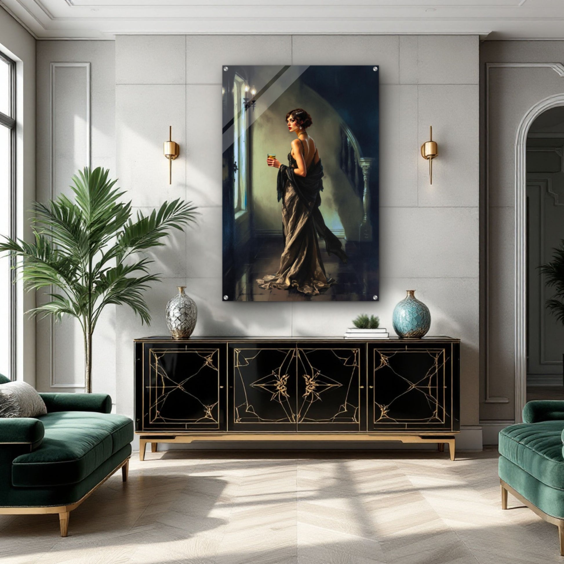 Art Deco Flapper Speakeasy Fine Art Print