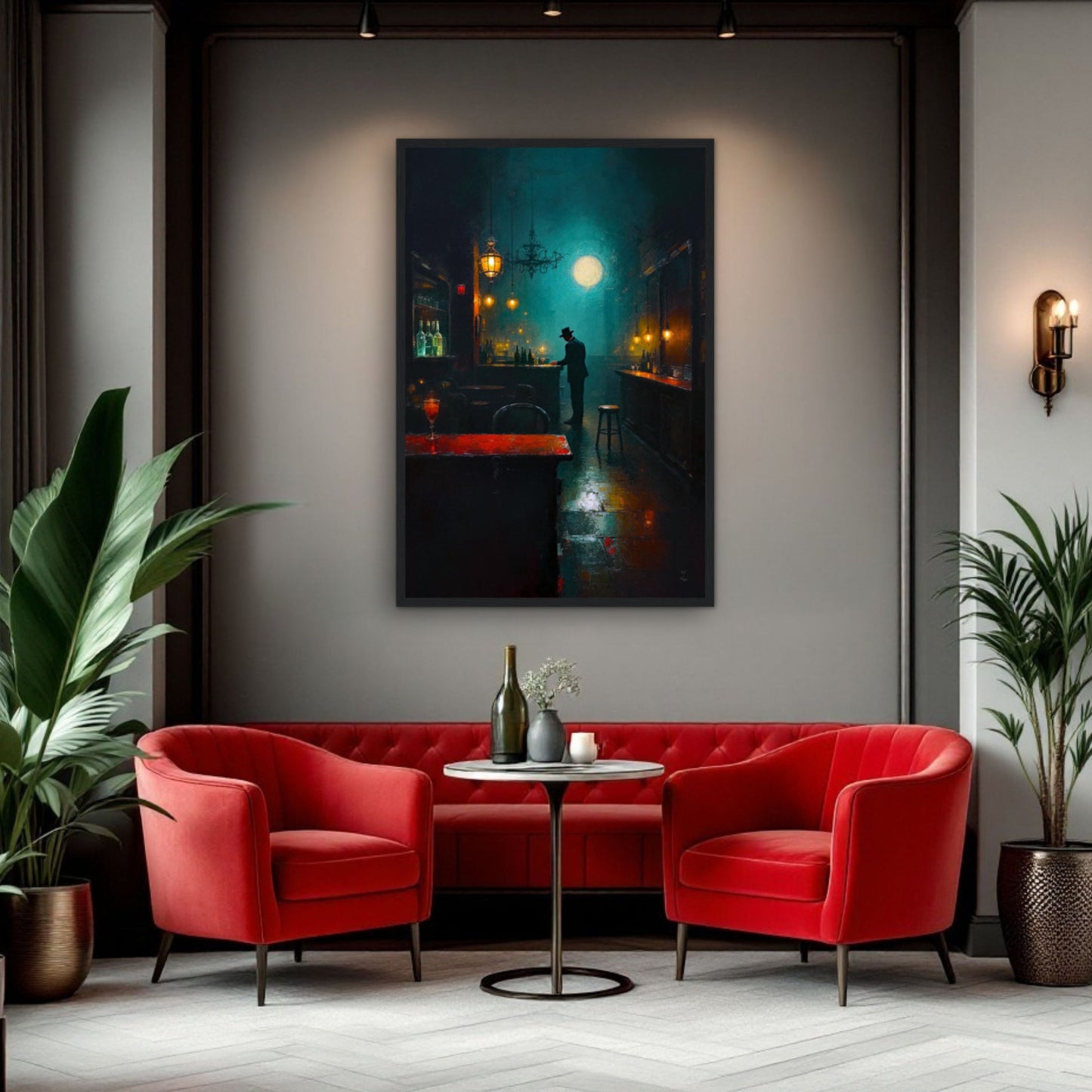 Speakeasy Bootleg Prohibition Bar Art Print