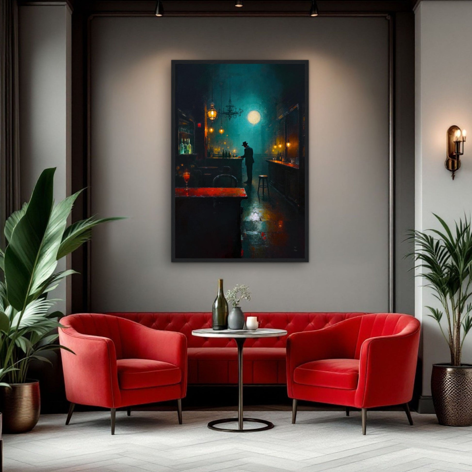 Speakeasy Bootleg Prohibition Bar Art Print