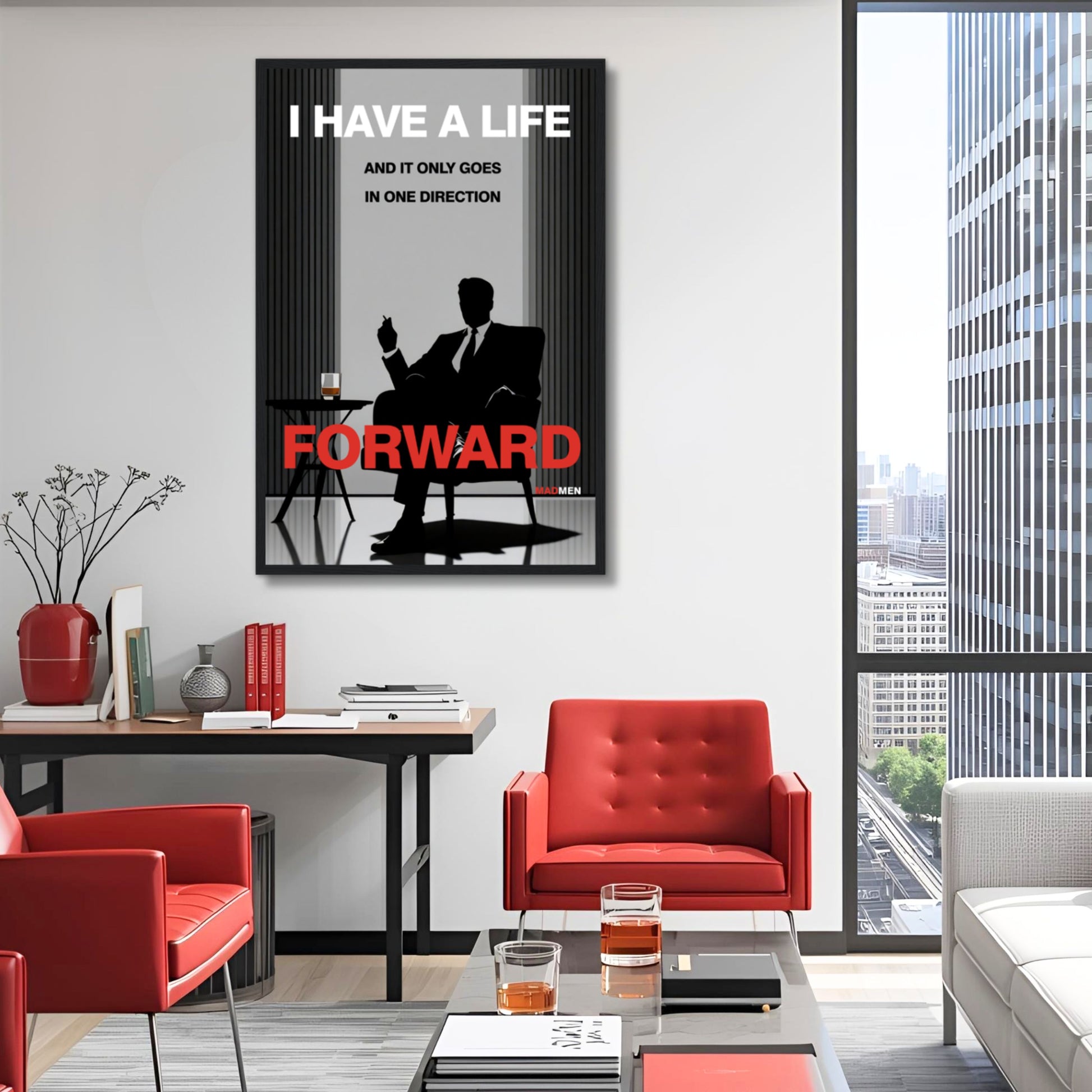 Mad Men Motivational Quote Don Draper Art Print