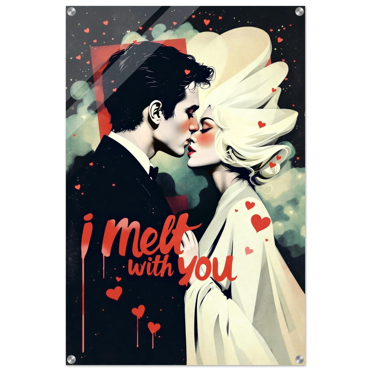 I Melt With You Avant-garde Retro Art Print
