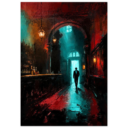 Speakeasy 1920s Bar Art Poster Print 70x100 cm 28x40″ Premium Matte Poster No Frame