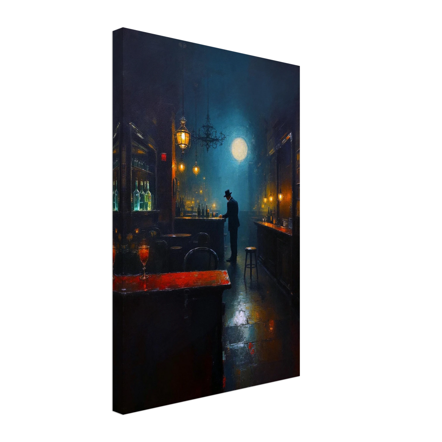 Speakeasy Bootleg Prohibition Bar Art Print