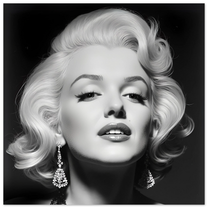 Marilynn Monroe Art Print No Frame 70x70 cm 28x28″ Classic Matte Paper Poster