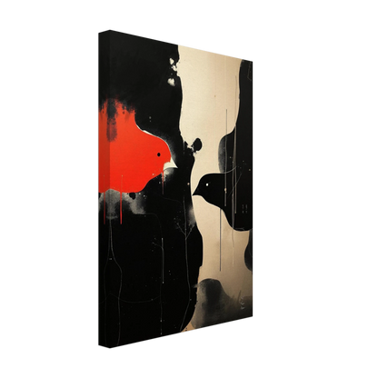 Abstract Bird Minimalist Fine Art Print 30x45 cm 12x18″ Gallery Wrapped Canvas No Frame