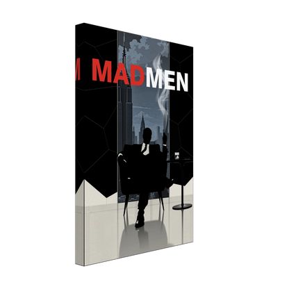 Mad Men Don Draper Retro Art Print No Frame 30x45 cm 12x18″ Gallery Wrapped Canvas