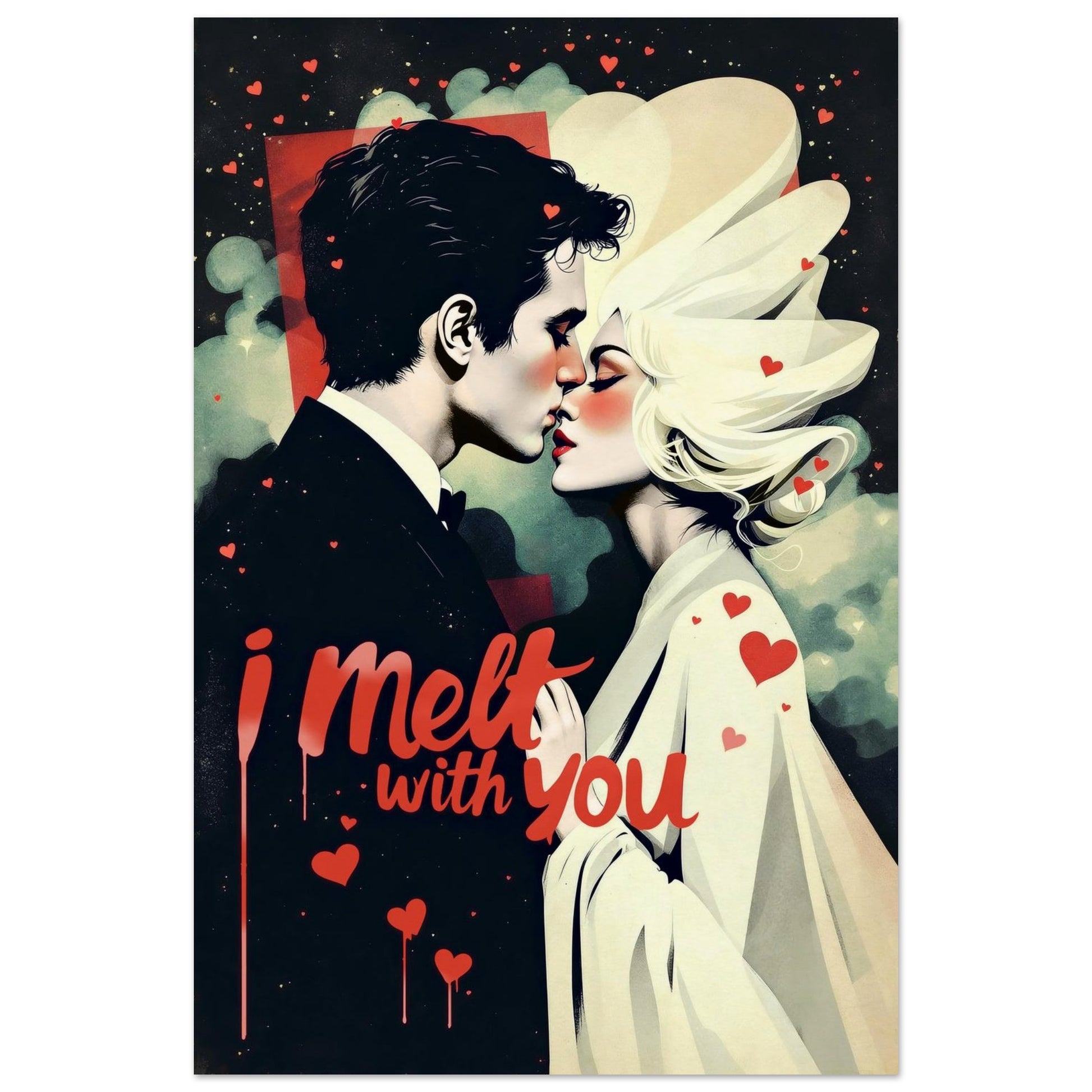 I Melt With You Avant-garde Retro Art Print