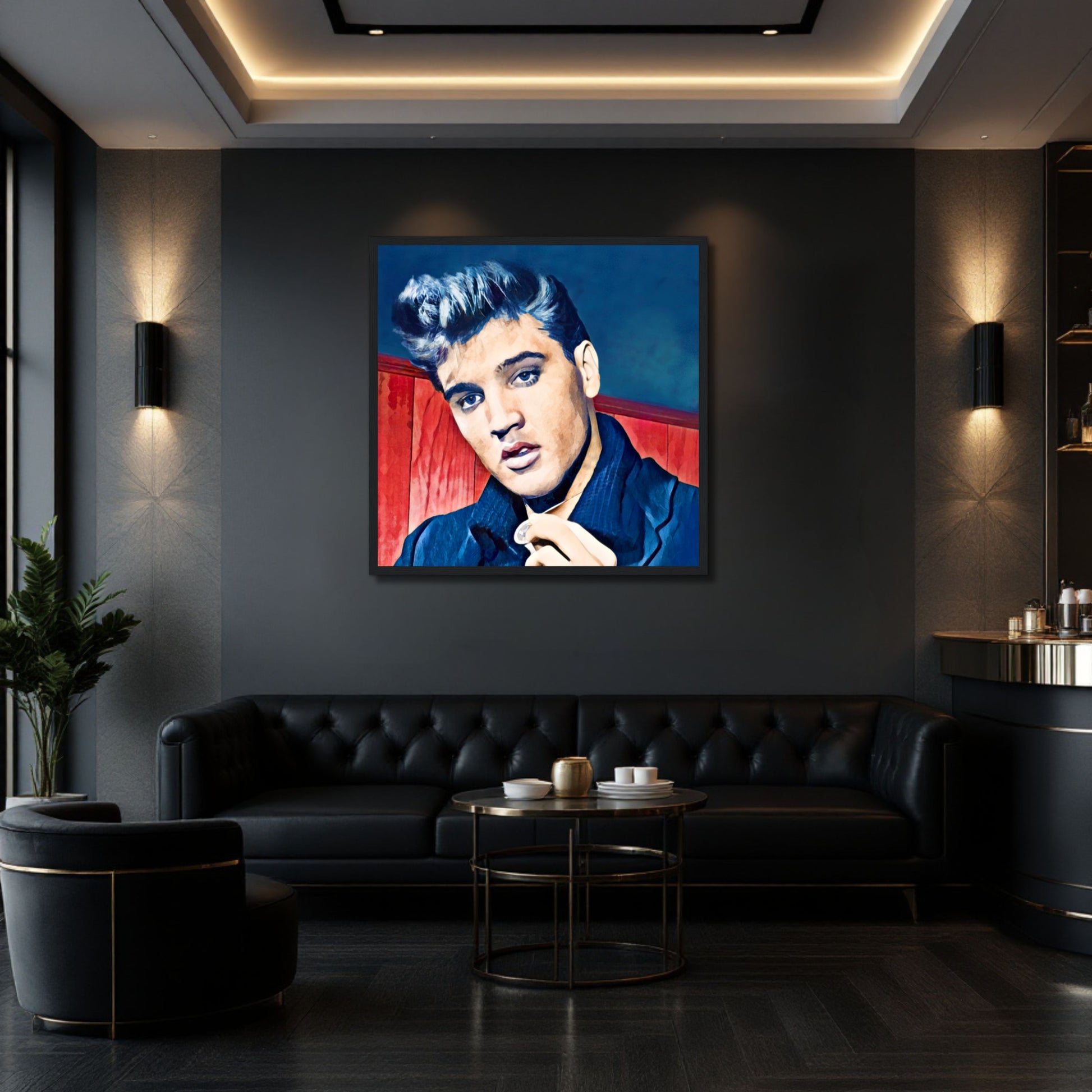 Young Elvis Presley Art Print