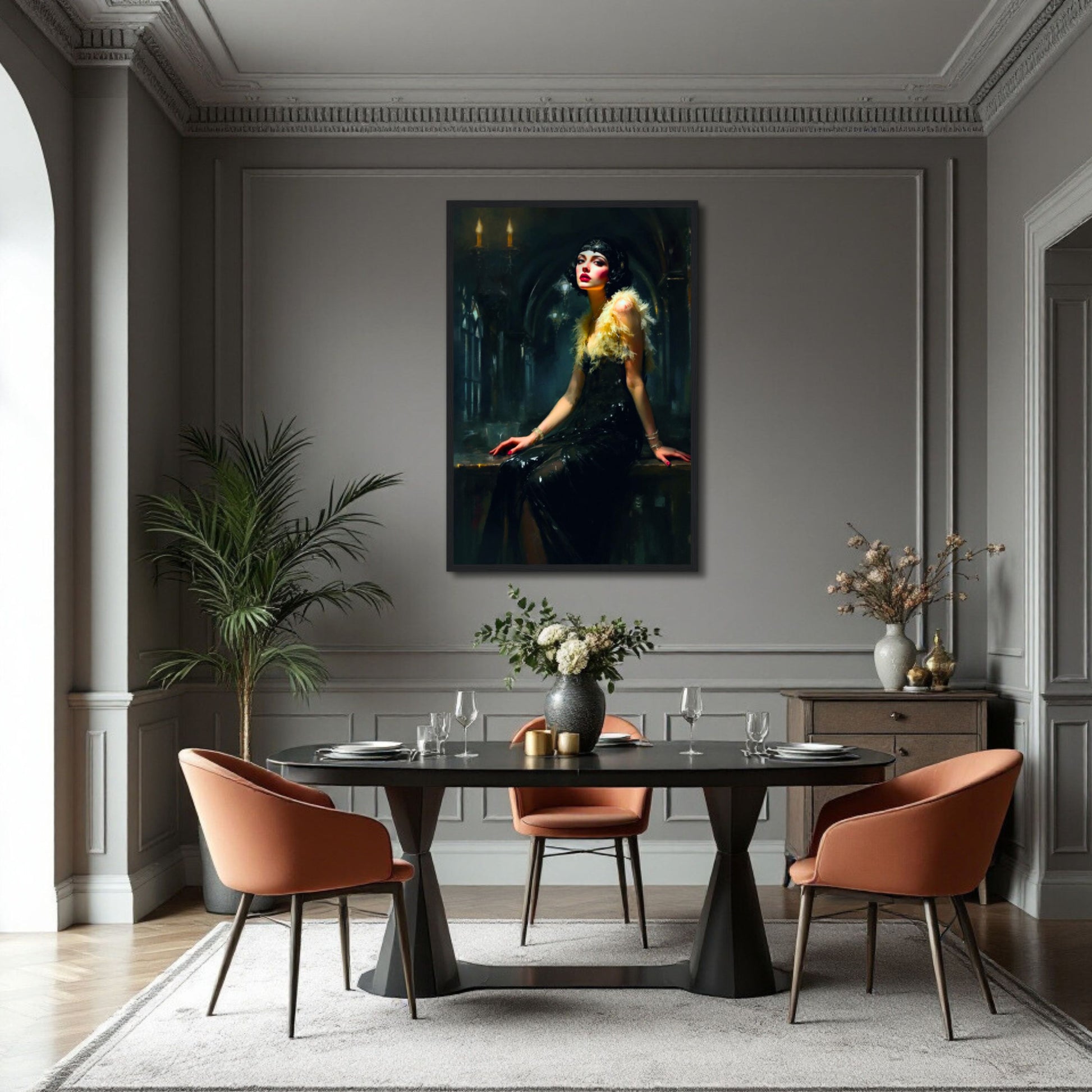 Speakeasy 1920s Flapper Art Print