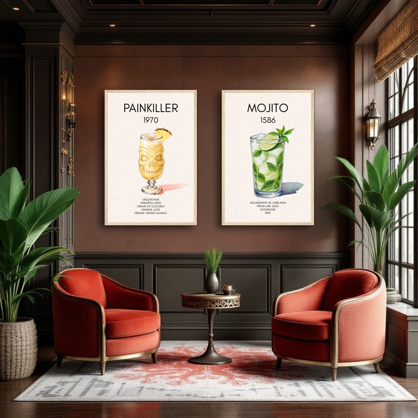 Mojito Cocktail Bar Poster Print