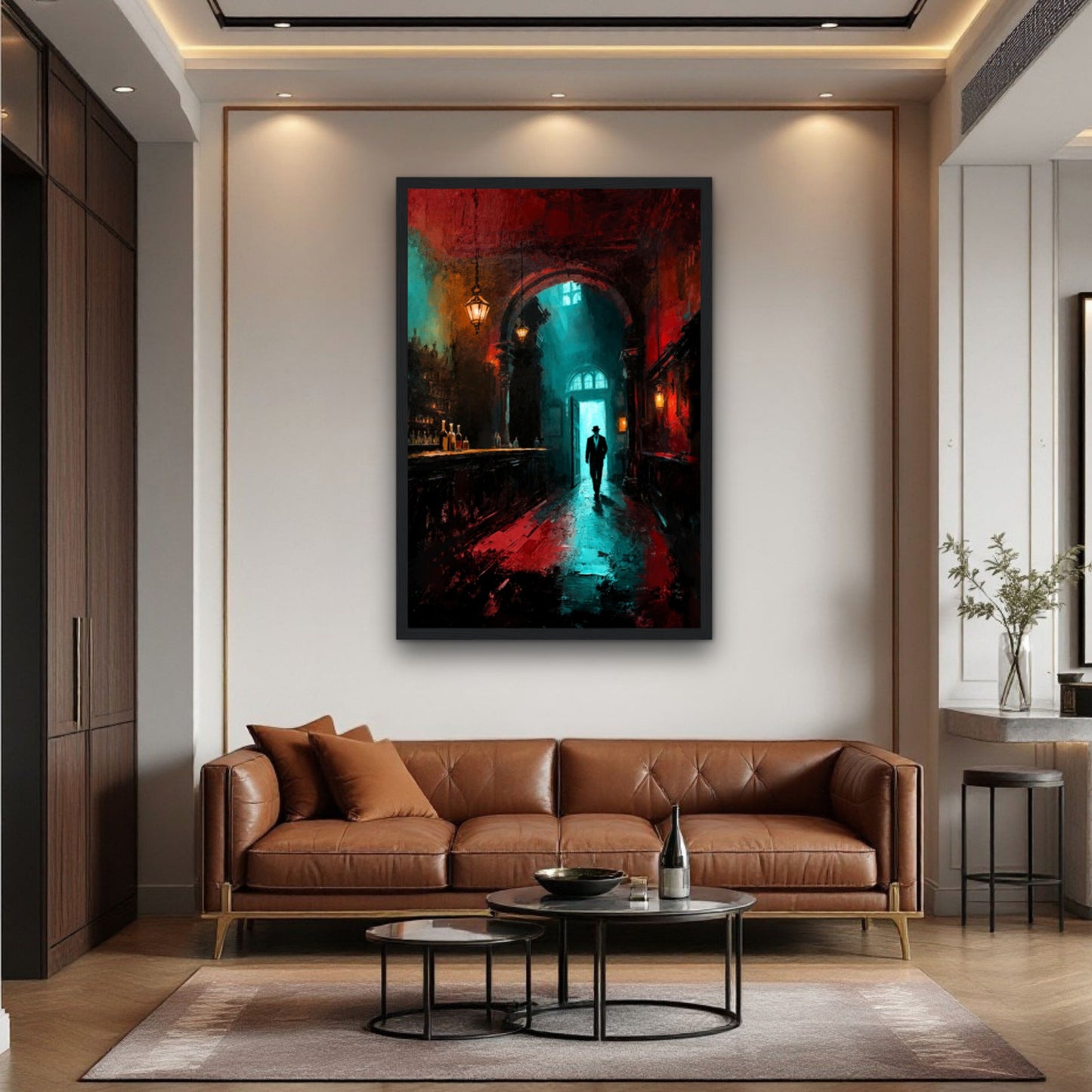 Speakeasy 1920s Bar Art Poster Print