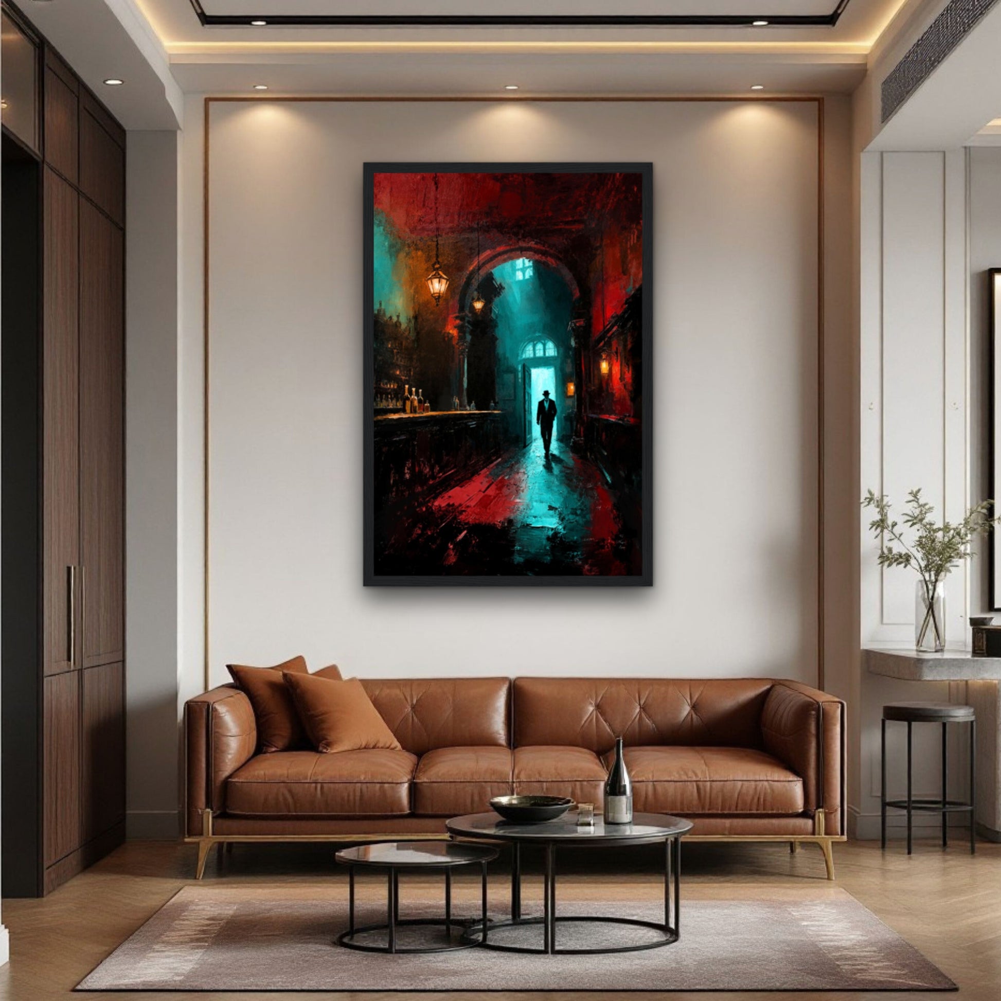 Speakeasy 1920s Bar Art Poster Print