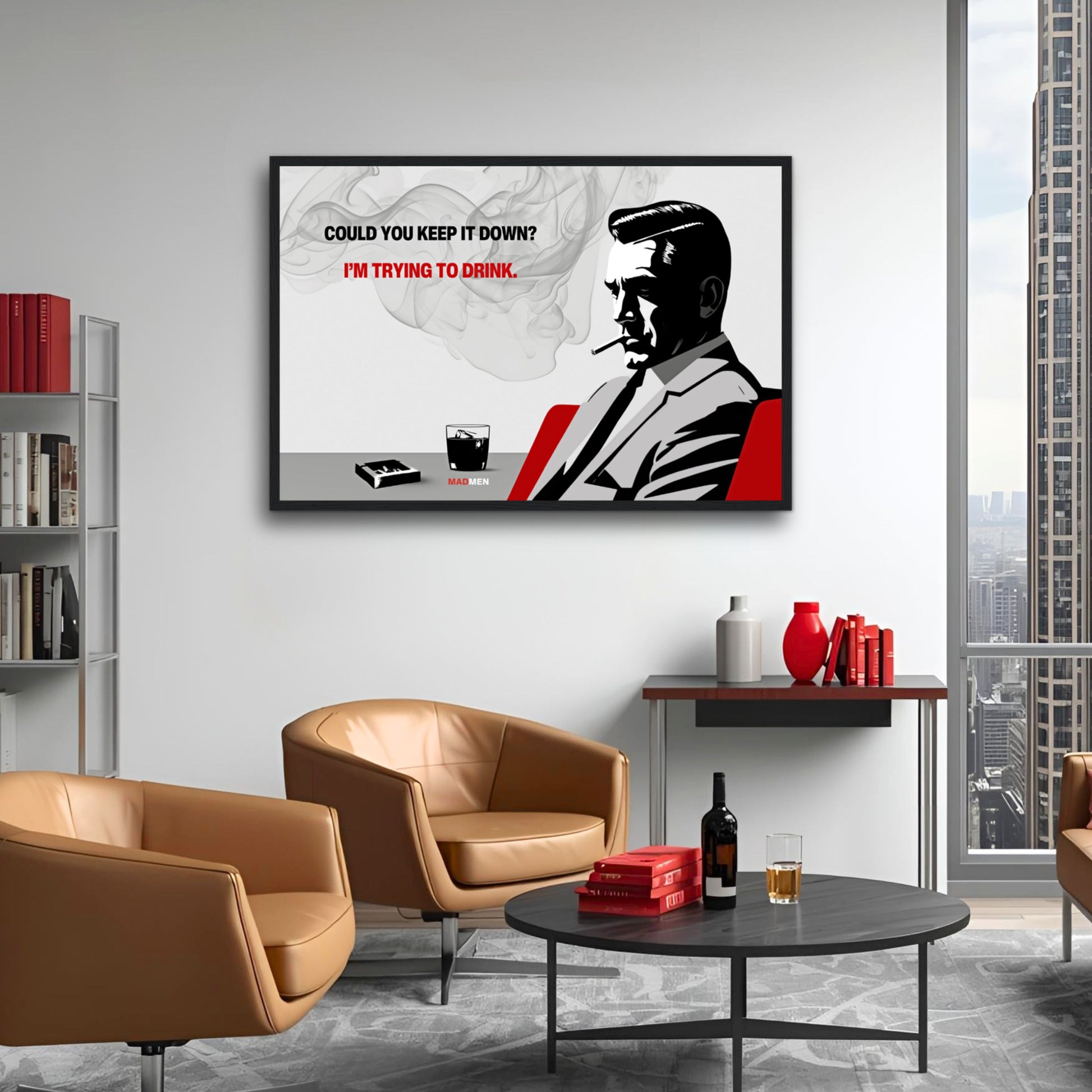 Don Draper Funny Quote Bar Art Print